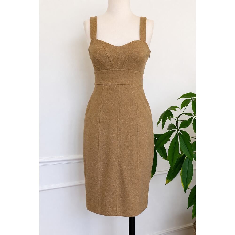 Banana Republic Gold Metallic Sparkle Sheath Dress Size 0 NWT Cocktail Party
